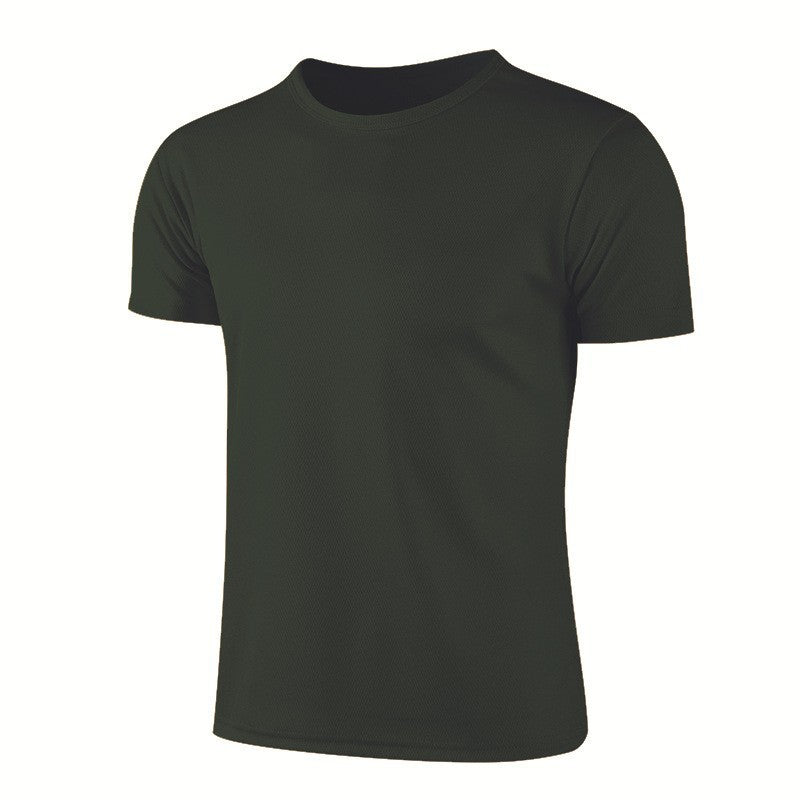 Quick Dry Round Neck Short Sleeve T-Shirt