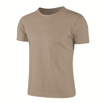 Quick Dry Round Neck Short Sleeve T-Shirt