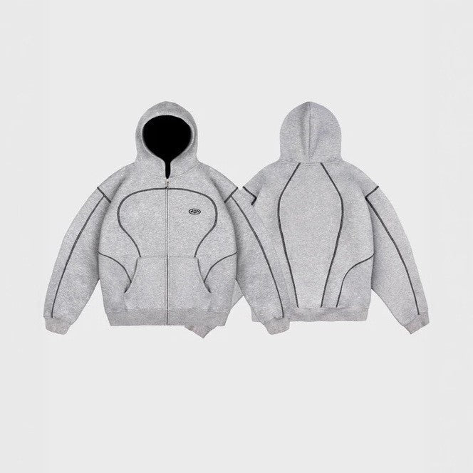 Printed casual men's and women's sports sweatshirt