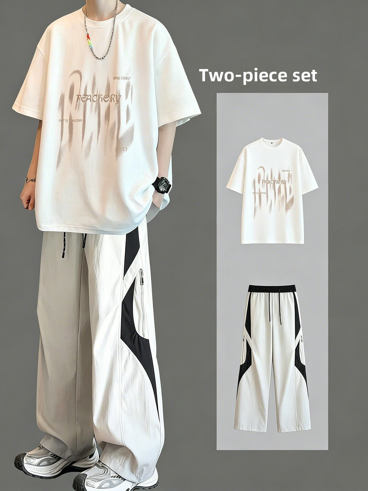 Cotton Casual Sports Set for Teens