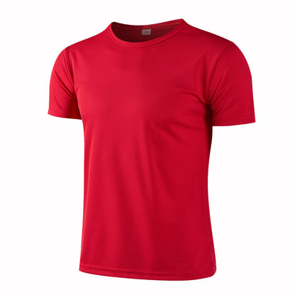 Quick Dry Round Neck Short Sleeve T-Shirt