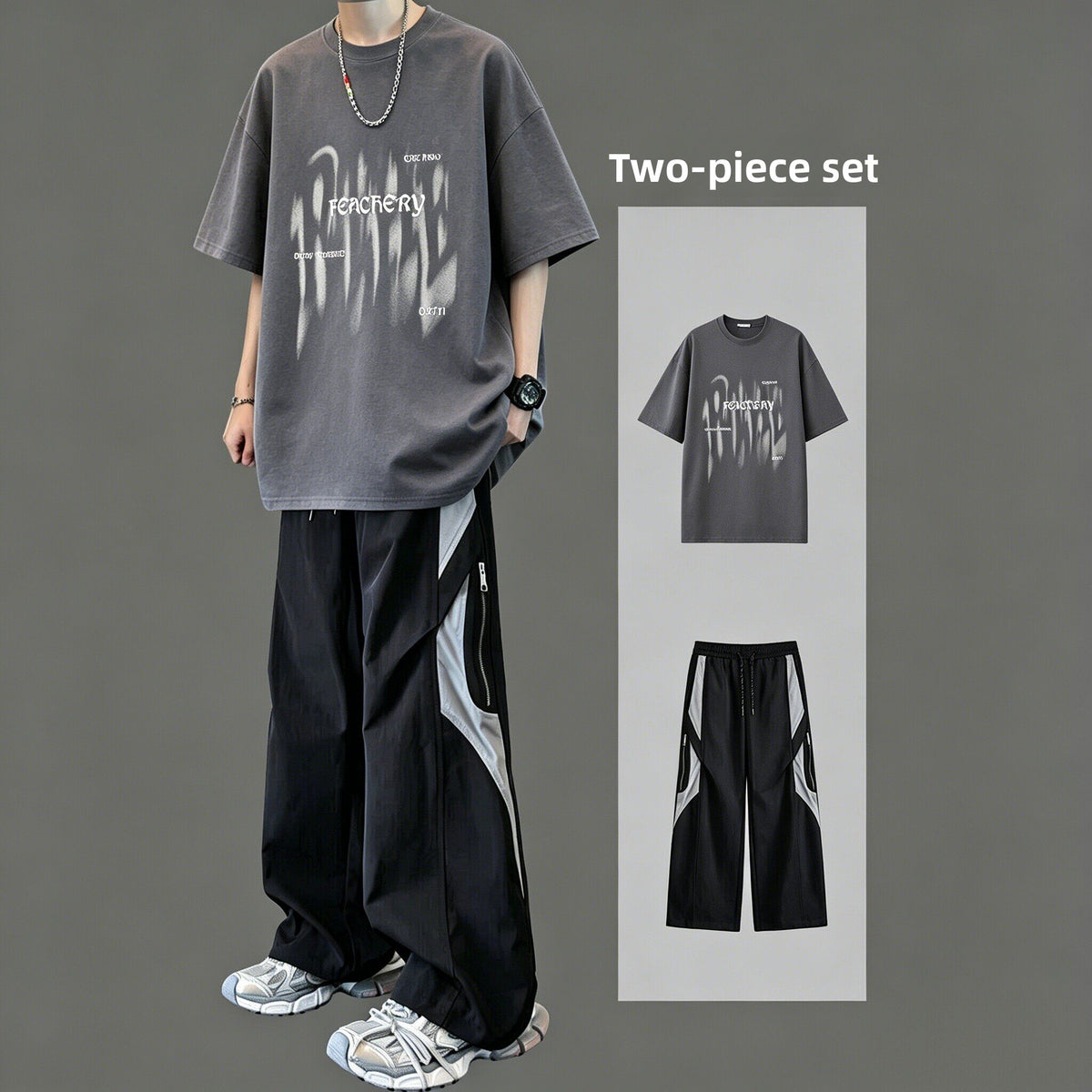 Cotton Casual Sports Set for Teens