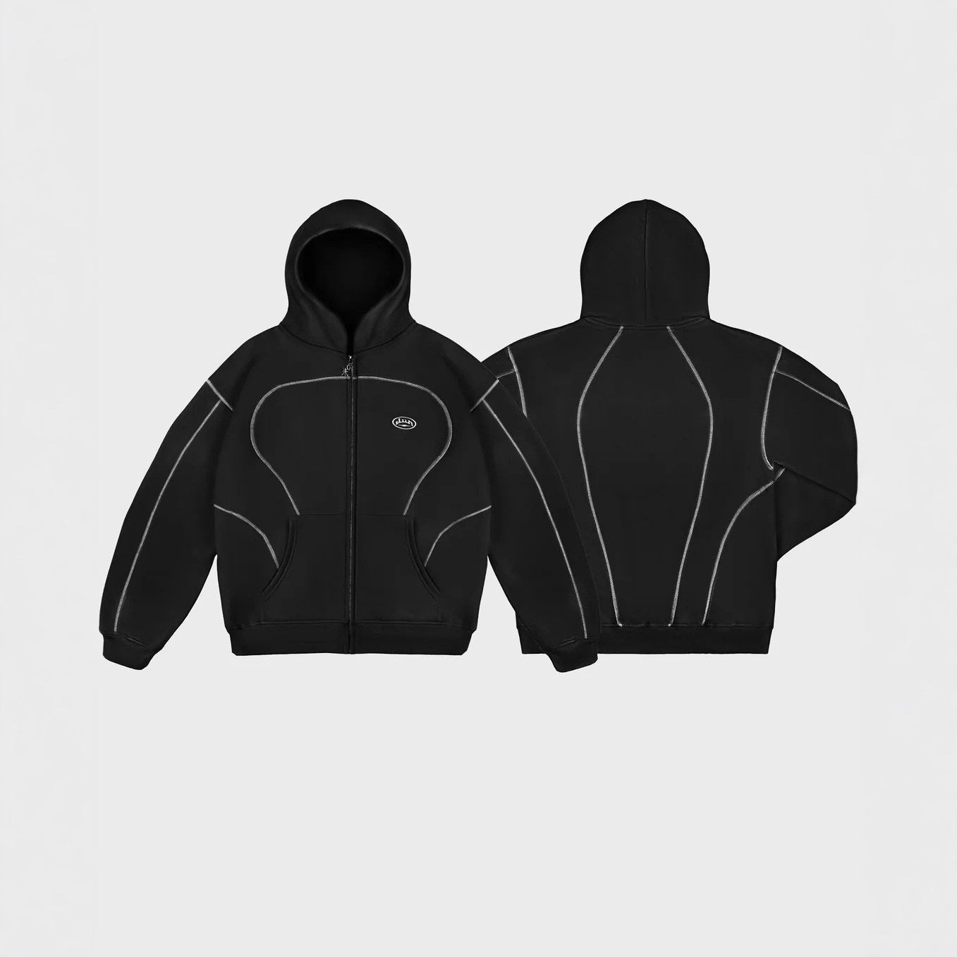 Printed casual men's and women's sports sweatshirt