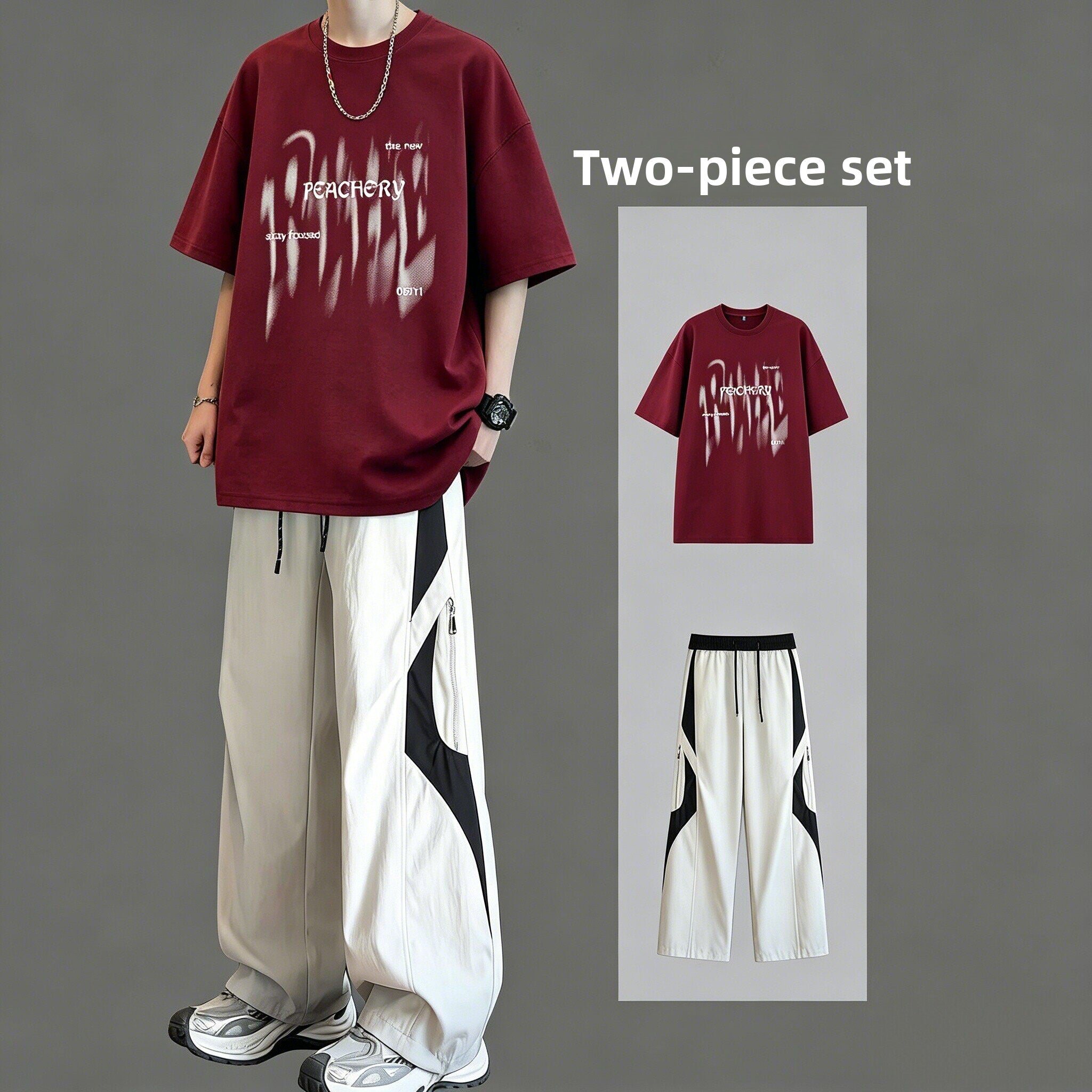 Cotton Casual Sports Set for Teens