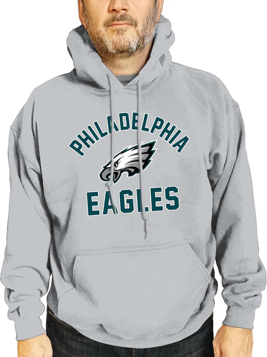 NFL Gameday Hoodie Pullover Sweatshirt for Men and Women | Officially Licensed NFL Gameday Fleece Pullover - Kangaroo Pocket, Ribbed Cuffs, Drawstring Hood, Unisex Fit