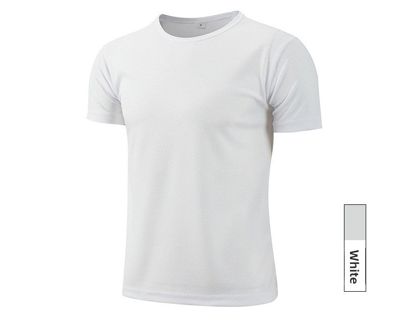 Quick Dry Round Neck Short Sleeve T-Shirt
