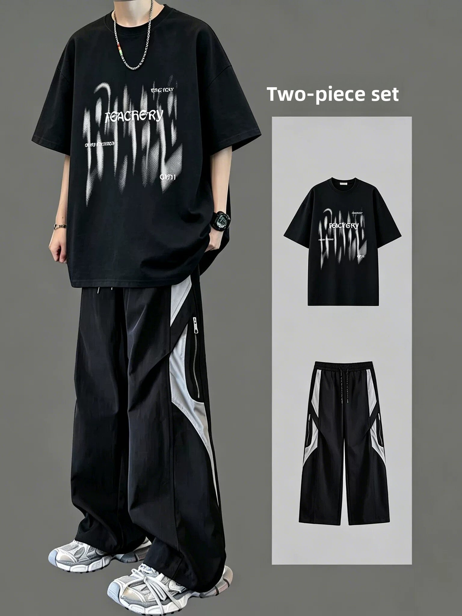 Cotton Casual Sports Set for Teens