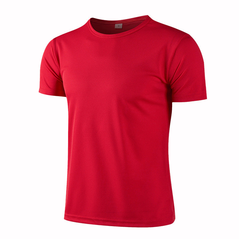 Quick Dry Round Neck Short Sleeve T-Shirt