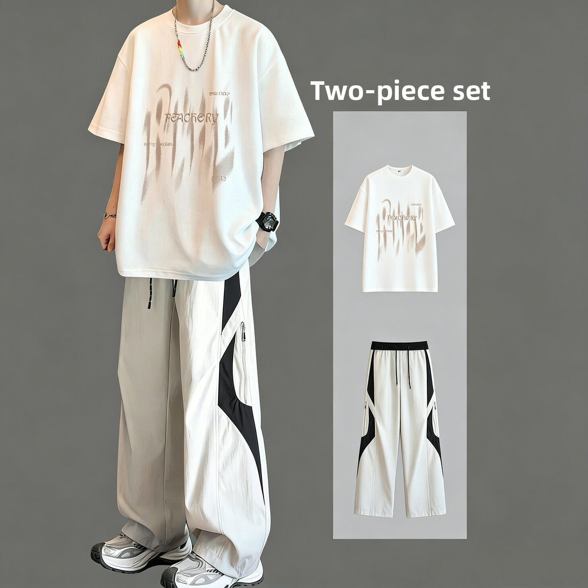 Cotton Casual Sports Set for Teens