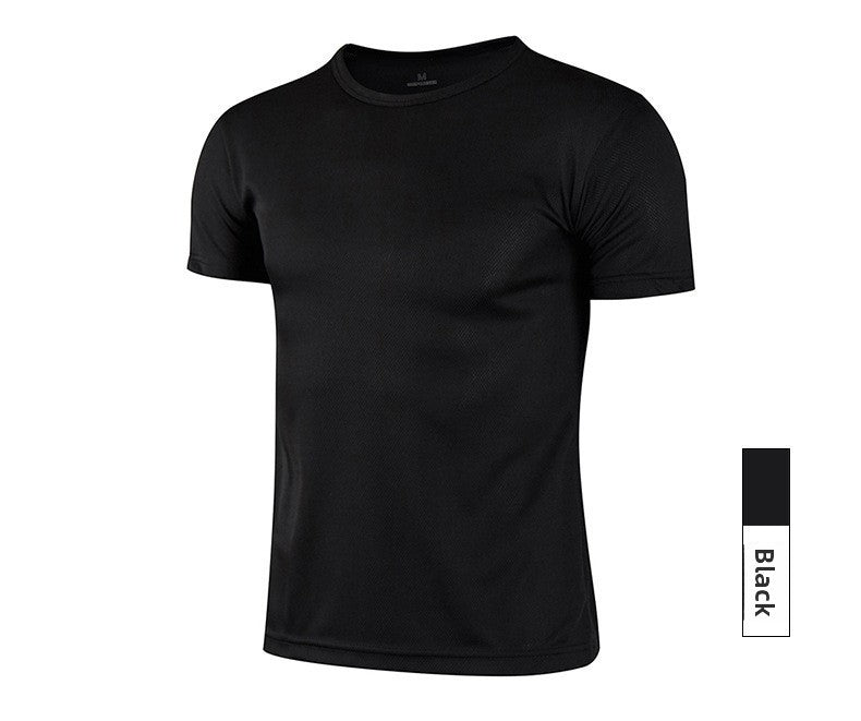 Quick Dry Round Neck Short Sleeve T-Shirt