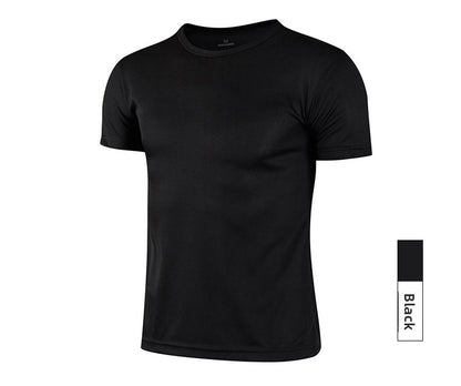 Quick Dry Round Neck Short Sleeve T-Shirt