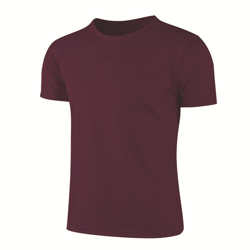 Quick Dry Round Neck Short Sleeve T-Shirt