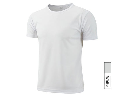 Quick Dry Round Neck Short Sleeve T-Shirt