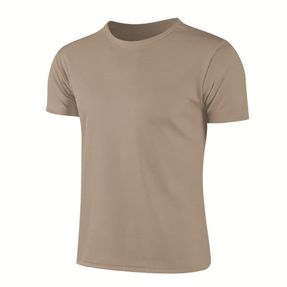 Quick Dry Round Neck Short Sleeve T-Shirt