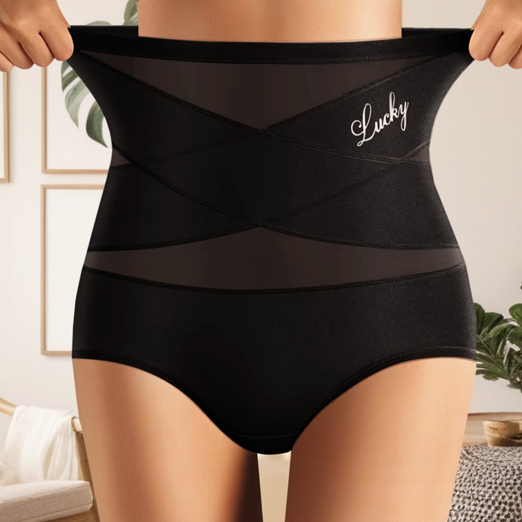 Faja reductora de control de abdomen de tiro alto